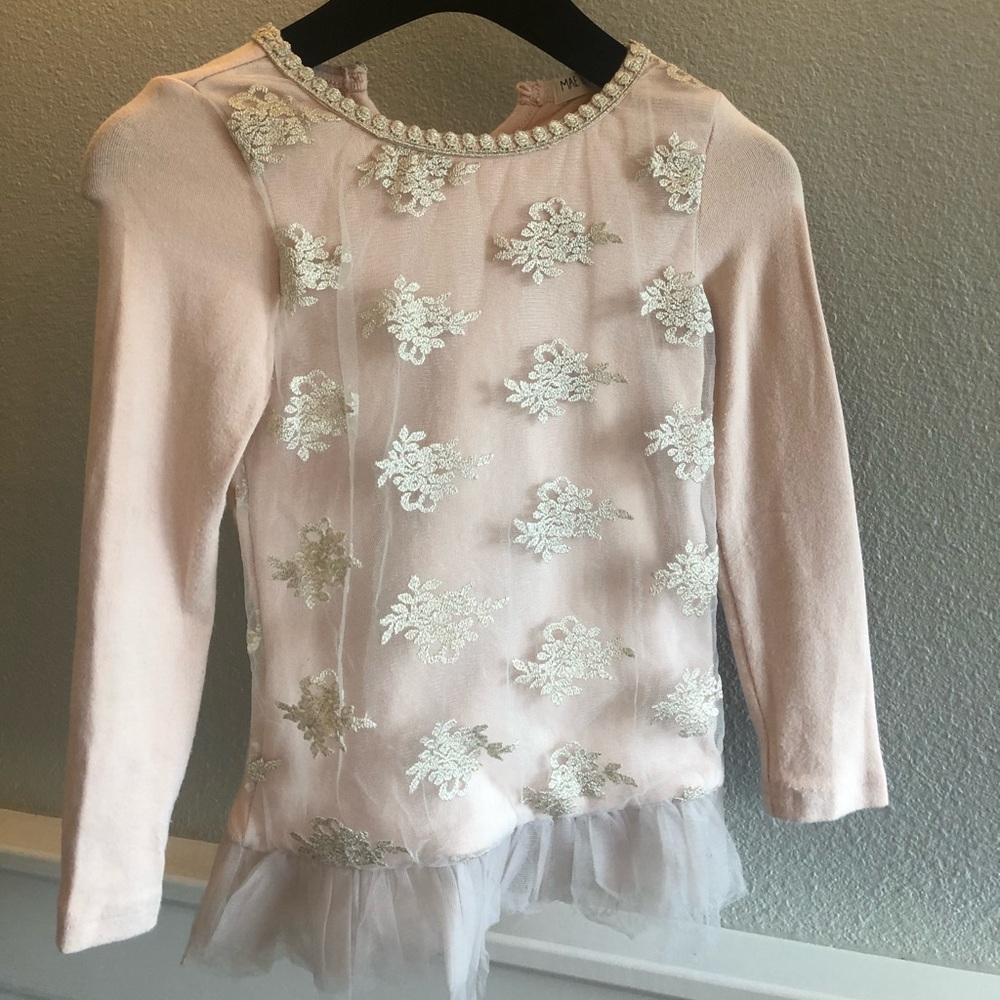 Beautiful Mae Li Rose Lace and Cotton Shirt